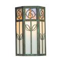 Arroyo Craftsman Saint Clair 12 Inch Tall 1 Light Outdoor Wall Light - SCW-12-OF-BK