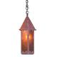 Arroyo Craftsman Saint George 17 Inch Tall 1 Light Outdoor Hanging Lantern - SGH-7-GW-MB