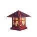 Arroyo Craftsman Timber Ridge 13 Inch Tall 1 Light Outdoor Pier Lamp - TRC-12DR-WO-S