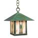 Arroyo Craftsman Timber Ridge 14 Inch Tall 1 Light Outdoor Hanging Lantern - TRH-12AR-RM-RB