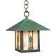Arroyo Craftsman Timber Ridge 14 Inch Tall 1 Light Outdoor Hanging Lantern - TRH-12HS-OF-MB