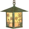 Arroyo Craftsman Timber Ridge 18 Inch Tall 1 Light Outdoor Hanging Lantern - TRH-16AS-WO-RC