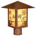 Arroyo Craftsman Timber Ridge 10 Inch Tall 1 Light Outdoor Post Lamp - TRP-9DR-AM-S