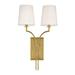 Hudson Valley Lighting Glenford 22 Inch Wall Sconce - 3112-AGB