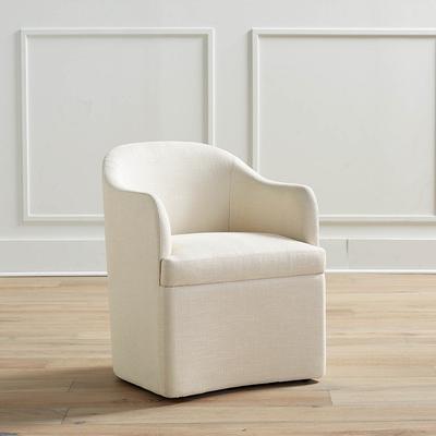 Delphine Dining Chair - Performance Linen Beige - Frontgate