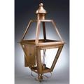 Northeast Lantern Boston 25 Inch Tall 3 Light Outdoor Wall Light - 1061-AB-LT3-CLR