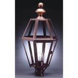 Northeast Lantern Boston 27 Inch Tall 3 Light Outdoor Post Lamp - 1623-AC-LT3-SMG