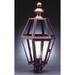 Northeast Lantern Boston 27 Inch Tall 3 Light Outdoor Post Lamp - 1623-VG-LT3-CLR
