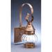 Northeast Lantern Onion 15 Inch Tall Outdoor Wall Light - 2011-DAB-MED-OPT