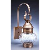 Northeast Lantern Onion 18 Inch Tall Outdoor Wall Light - 2031-DAB-MED-CSG
