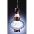 Northeast Lantern Onion 17 Inch Tall Outdoor Hanging Lantern - 2042-AB-MED-CSG