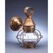 Northeast Lantern Onion 12 Inch Tall Outdoor Wall Light - 2515-AC-MED-CSG-NS