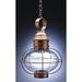 Northeast Lantern Onion 17 Inch Tall 2 Light Outdoor Hanging Lantern - 2542-DAB-LT2-OPT