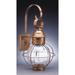 Northeast Lantern Onion 23 Inch Tall Outdoor Wall Light - 2831-VG-MED-CLR