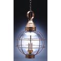 Northeast Lantern Onion 27 Inch Tall 3 Light Outdoor Hanging Lantern - 2862-DB-LT3-OPT