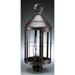 Northeast Lantern Heal 25 Inch Tall 3 Light Outdoor Post Lamp - 3353-DB-LT3-SMG