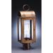 Northeast Lantern Livery 21 Inch Tall Outdoor Post Lamp - 8043-DB-CIM-CLR