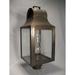 Northeast Lantern Livery 23 Inch Tall 3 Light Outdoor Post Lamp - 9053-AC-LT3-CLR