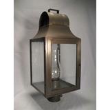 Northeast Lantern Livery 23 Inch Tall 3 Light Outdoor Post Lamp - 9053-DAB-LT3-CLR