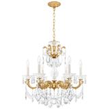 Schonbek La Scala 23 Inch 6 Light Chandelier - 5072-22