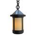 Arroyo Craftsman Berkeley 10 Inch Tall 1 Light Outdoor Hanging Lantern - BH-6-M-BK