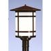 Arroyo Craftsman Berkeley 15 Inch Tall 1 Light Outdoor Post Lamp - BP-14L-CR-BZ