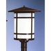 Arroyo Craftsman Berkeley 18 Inch Tall 1 Light Outdoor Post Lamp - BP-17L-WO-BK