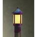 Arroyo Craftsman Berkeley 13 Inch Tall 1 Light Outdoor Post Lamp - BP-8-F-RB