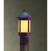 Arroyo Craftsman Berkeley 13 Inch Tall 1 Light Outdoor Post Lamp - BP-8-WO-BK