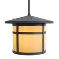 Arroyo Craftsman Berkeley 34 Inch Tall 1 Light Outdoor Hanging Lantern - BSH-14-OF-BK