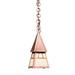 Arroyo Craftsman Dartmouth 12 Inch Tall 1 Light Outdoor Hanging Lantern - DH-4-CR-RB