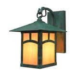 Arroyo Craftsman Evergreen 11 Inch Tall 1 Light Outdoor Wall Light - EB-7PF-F-RB