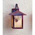 Arroyo Craftsman Evergreen 13 Inch Tall 1 Light Outdoor Wall Light - EB-9PF-AM-S