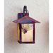 Arroyo Craftsman Evergreen 13 Inch Tall 1 Light Outdoor Wall Light - EB-9PF-WO-BK