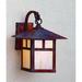 Arroyo Craftsman Evergreen 13 Inch Tall 1 Light Outdoor Wall Light - EB-9T-CR-BK