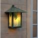 Arroyo Craftsman Evergreen 13 Inch Tall 1 Light Outdoor Wall Light - EW-12E-AM-BK