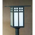Arroyo Craftsman Glasgow 18 Inch Tall 1 Light Outdoor Post Lamp - GP-18-BC-RC