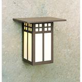 Arroyo Craftsman Glasgow 18 Inch Tall 1 Light Outdoor Wall Light - GW-18-GW-BK