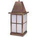 Arroyo Craftsman Hartford 15 Inch Tall 1 Light Outdoor Pier Lamp - HC-6-OF-BZ