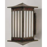 Arroyo Craftsman Himeji 21 Inch Tall 1 Light Outdoor Wall Light - HIB-12-RGC-BZ