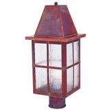 Arroyo Craftsman Hartford 22 Inch Tall 1 Light Outdoor Post Lamp - HP-8L-WO-BK