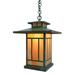 Arroyo Craftsman Kennebec 17 Inch Tall 1 Light Outdoor Hanging Lantern - KH-12-RM-BK