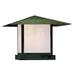 Arroyo Craftsman Monterey 16 Inch Tall 1 Light Outdoor Pier Lamp - MC-20CL-TN-BK