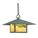 Arroyo Craftsman Monterey 12 Inch Tall 1 Light Outdoor Hanging Lantern - MH-17T-OF-RB