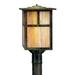 Arroyo Craftsman Mission 13 Inch Tall 1 Light Outdoor Post Lamp - MP-10T-TN-RB