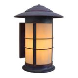 Arroyo Craftsman Newport 18 Inch Tall 1 Light Outdoor Wall Light - NS-14L-OF-BK