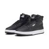 Sneaker PUMA "Caven 2.0 Mid WTR Sneakers Erwachsene", Gr. 40, schwarz (schwarz silber weiß metallic), Obermaterial: Textil, Synthetik; Futter: Textil; Laufsohle: Gummi, Schuhe