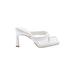 ASOS Mule/Clog: White Print Shoes - Women's Size 5 - Open Toe