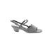 Donald J Pliner Sandals: Gray Shoes - Women's Size 4