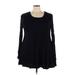 24seven Comfort Apparel Casual Dress: Black Dresses - Women's Size 3X